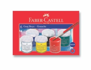 Faber Castell Red Guaj Boya 6 Lı 160400