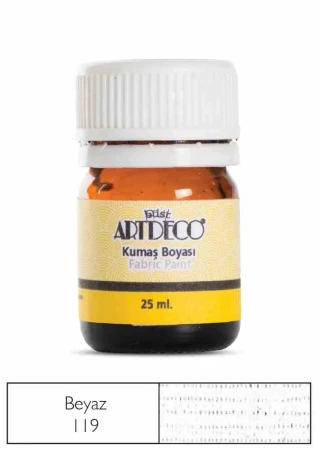 Artdeco 25 Ml Kumaş Boyası Beyaz 10a-119