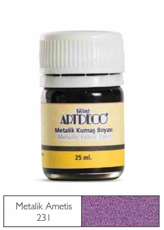 Artdeco 25 Ml Metalik Kumaş Boyası Amethiyste 11a-231