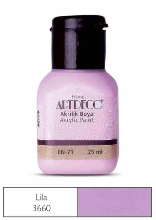Artdeco 25 Ml Akrilik Boya Lila 70a-3660