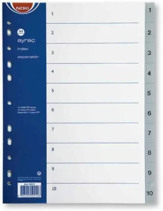 Noki 1-10 Rakamlı Seperatör 59210