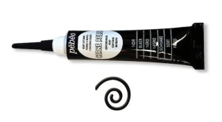 Pebeo 20 Ml Cam Kontürü 390 Siyah