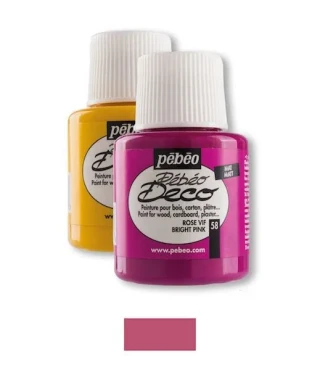 Pebeo Deco 110 Ml Ahşap Boyası Koyu Pembe 44