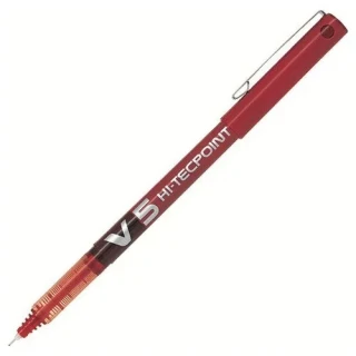 Pilot V5 Hı-tecpoınt 0.5 Roller Kalem Kırmızı Bx-v5