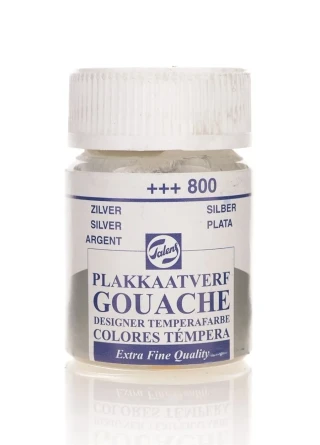 Talens 16 Ml Guaj Boya Şişe 800 Gümüş