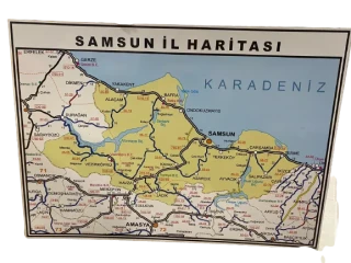 Unıversal 50x70 Samsun İl Haritası