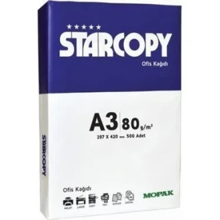 Starcopy A3 80 Gr Fotokopi Kağıdı 500 Lü