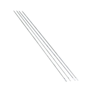 İnce Kare Kesim Metal Ciğer ve Domates Şişi - 50 cm