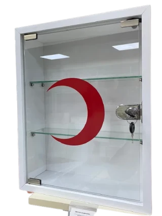 37x48x15cm Ecza Dolabı Ahşap Beyaz
