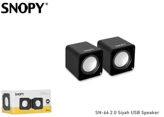 Snopy Sn-66 Usb Mini Speaker Hoparlör Siyah