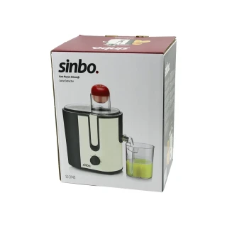 Sinbo Katı Meyve Sıkacağı - Bej Renk - Elektrikli - 450 ml Meyve Suyu Hazneli
