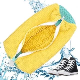 Ayakkabı Yıkama Torbası - Mikrofiber Astarlı - Fermuarlı - Geniş Kullanım Alanı