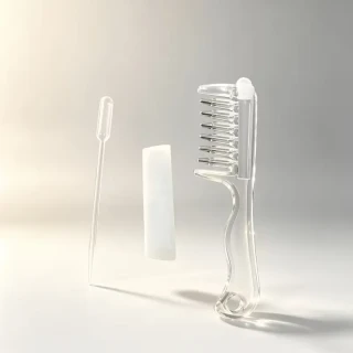 Saç Bakım Yağı Uygulama Tarağı - Serum Tarağı - Yeniden Doldurulabilir Hazne