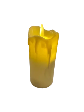 Nedi 6x12 Cm Takoz Erime Efektli Pilli Işıklı Mum 99002