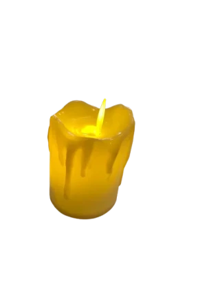 Nedi 6x8 Cm Takoz Erime Efektli Pilli Işıklı Mum 99000
