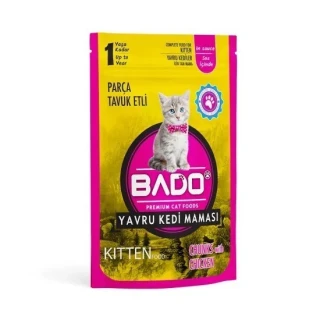 Bado 85 Gr Tavuk Etli Yavru Kedi Maması Yaş