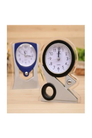 Elba Kh-02 Alarmlı Analog Karışık Renkli Masa Saati