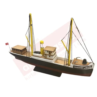 Bandırma Vapuru Maketi 25 Cm Orta Boy Gry-bnd25