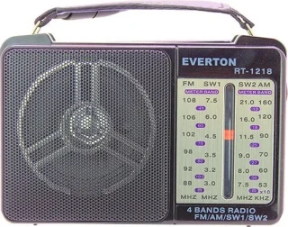 Everton Rt-1218 Fm Pilli ve Elektrikli Nostaljik Radyo