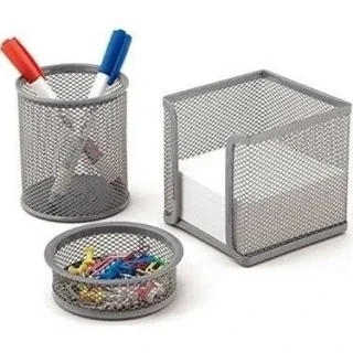 Mas Metal Perfore 3 Lü Set Silver 505