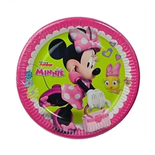 Nedi 23 Cm Karton Tabak Lisanslı 8 Li Minnie Happy Helpers 87860