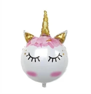 Rps 36" Folyo Balon Unicorn Eyelash Gold 9772