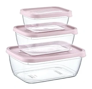 Çankaya 2,900 Ml(400 Ml+900 Ml+1,600 Ml) Saklama Kabı 3"lü 2164