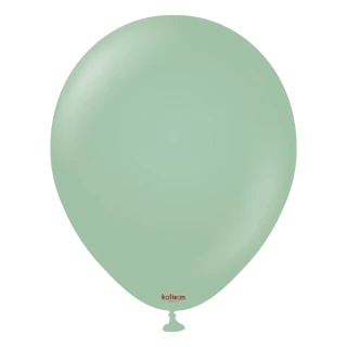 Kalisan 12" Retro Balon 10"lu Kış Yeşili 11280074