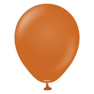 Kalisan 12" Retro Balon 10"lu Yanık Turuncu 11280014