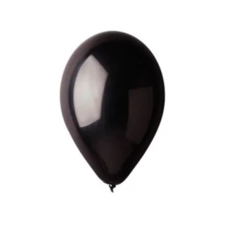 Gemar 11" Metalik Balon Siyah 100"lü
