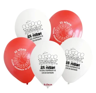 Kalisan Baskılı Balon 5"li 23 Nisan 580043