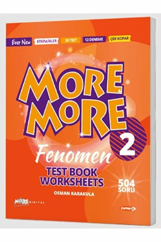 Kurmay Yay.-2.sınıf More&more İngilizce Woeksheet&test Kitabı 2425