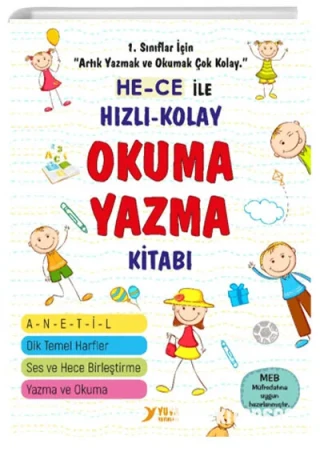 He-ce İle Hızlı Kolay Okuma Yazma Kitabı - Yuva Yayınları