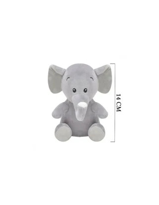 Selay 14 Cm Peluş Fil Gri 1016