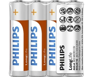 Philips Aaa Longlife 4"lü Kalem Pil R03l4f