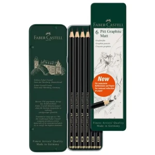 Faber Castell Pitt Graphite Matt Dereceli Kalem 6 Lı 115207