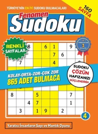 Sudoku Bulmaca Fenomen Seviye 4 - Maxi Yayıncılık