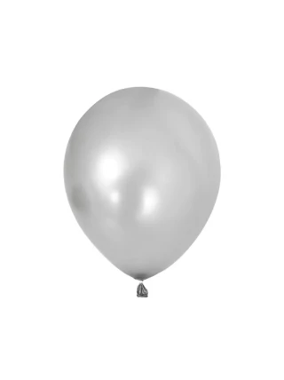 Balloons 12" Metalik Balon 10"lu Gümüş
