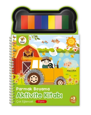 Lino Parmak Boyama Aktivite Kitabı Farm Lp-601