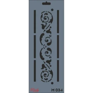 Rich New Seri 11x29 Medium Stencil M-034