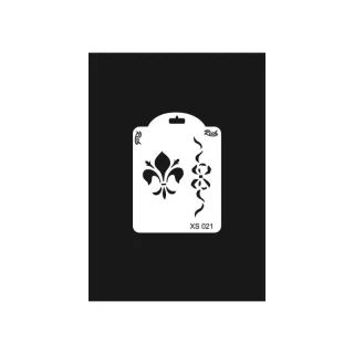 Rich 10x14 X-small Seri Stencil 021