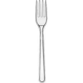 Niceplast Plastik Çatal Şeffaf 50"li