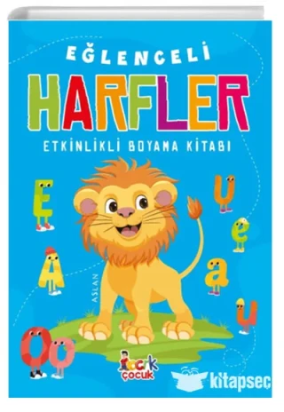Eğlenceli Harfler Etkinlikli Boyama Kitabı - Bıcırık Yayınları