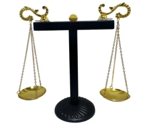 Sade Metal Adalet Terazisi Gold S-466