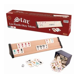 Star Lüx Plastik Okey Takımı 1010983