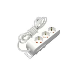 Mutlusan Ri-tech 3lü 1 Metre Topraklı Grup Priz