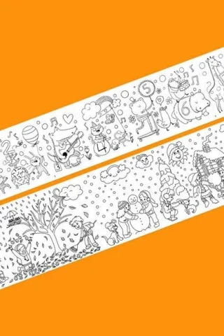 Proll 200cm X 30cm Eko Sistem Dev Boyama Kağıdı