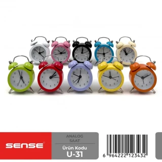 Sense U-31 Analog Çalar Saat