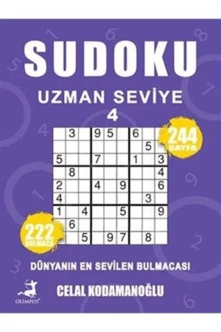Sudoku Uzman Seviye 15 - Olimpos Yayınları