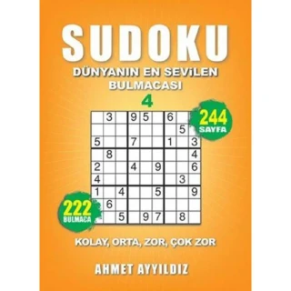 Sudoku Dünyanın En Sevilen Bulmacası 4 - Olimpos Yayınları